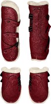 Tendon & fetlock boots Sparkle Red/Full