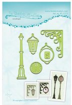 LeCrea - Leabilitie Clock & lantern snij en embossing mal 45.1215