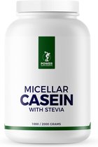 Power Supplements - Micellar Casein stevia - 1kg - Vanille