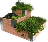 Moestuinbak Douglas - Hoekmodel