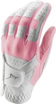 Mizuno Stretch Golfhandschoen Ladies - Wit Roze (Rechtshandige Golfers) | Maat: OSFA (one size fits all)