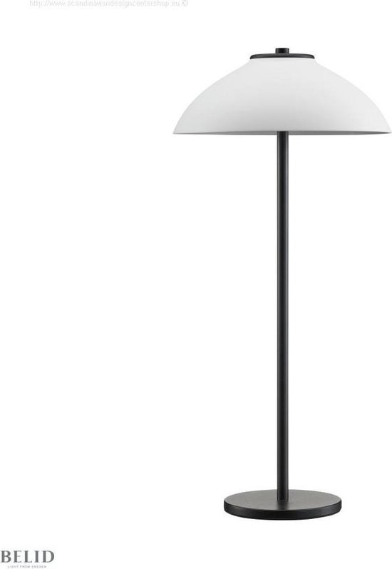 Vali Tafellamp II gestructureerd Wit - Gestructureerd Zwart | bol.com