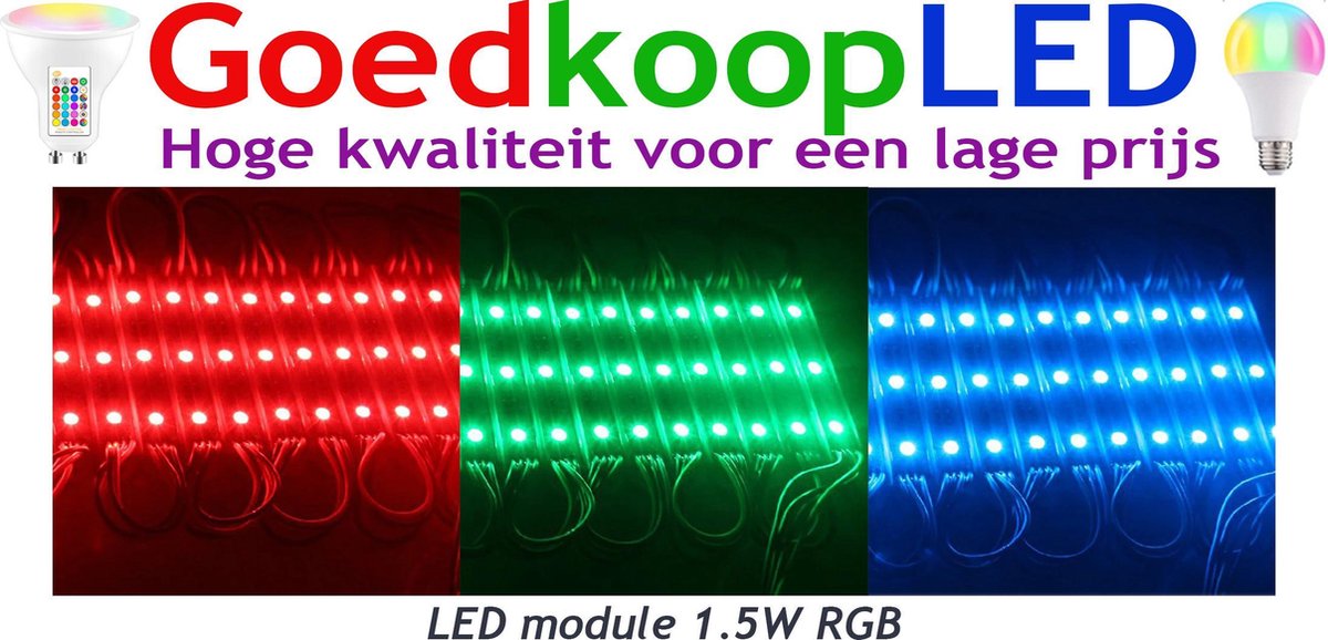 LED module 1.2W RGB 20x3 LED