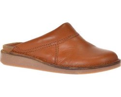 Toprock 6000 leren muilen voor dames en heren - cognac