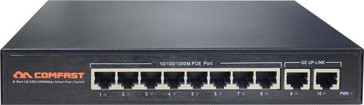 Comfast CF-SG181P POE Switch - Zwart