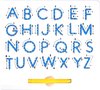 Afbeelding van het spelletje Educatief Schrijf/Letterbord Magnetisch Kinderen - Leren/Oefenen Schrijven - Leeftijd 3 tot 7 - Kleuters/Peuters - Magnetische schrijftablet - Magnetisch schrijfbord - Hoofdletters A tot en met Z