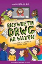 Omslag Rhywbeth Drwg ar Waith