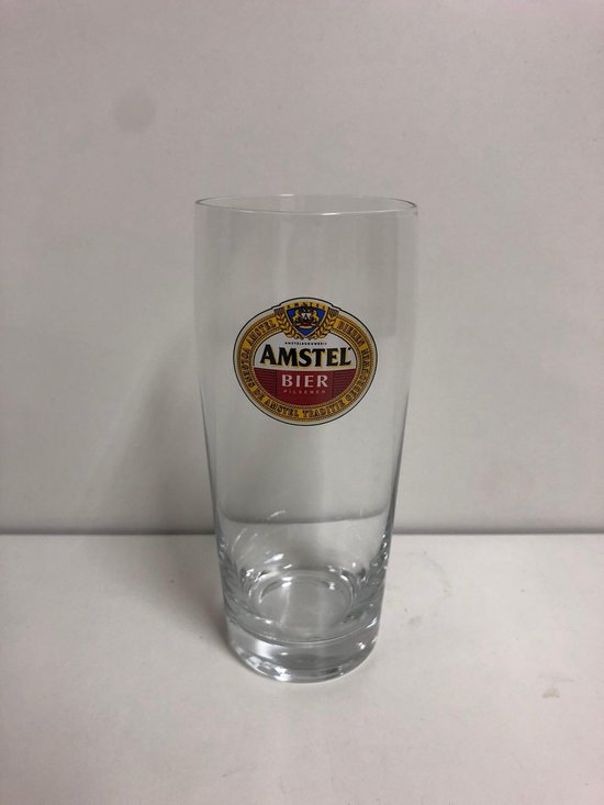 Amstel bierglas biconische glazen fluitje doos 12x22cl fluutje bier glas glazen bierglazen