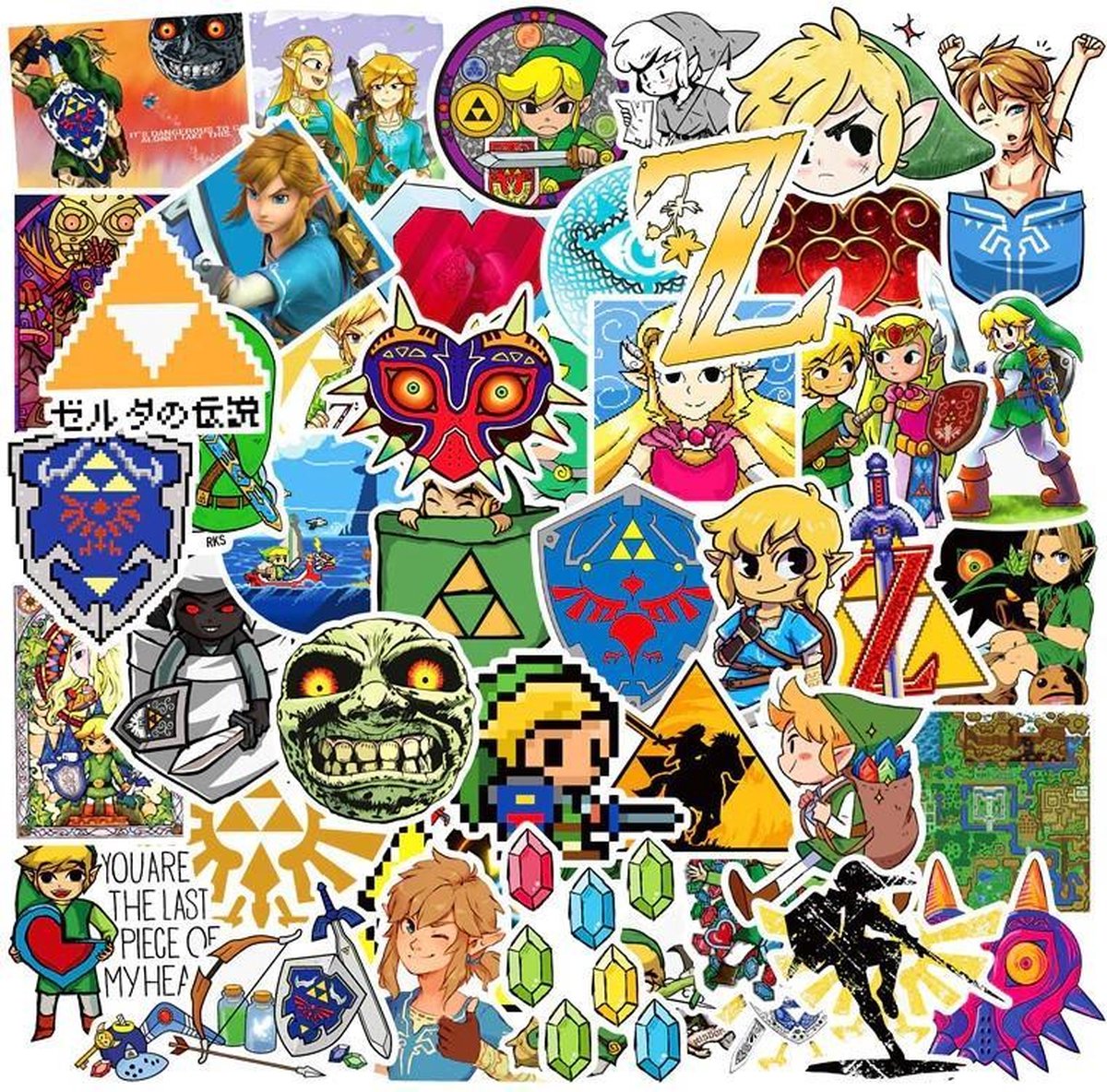 Legend of Zelda stickers Mix 47 stuks Game stickers voor laptop