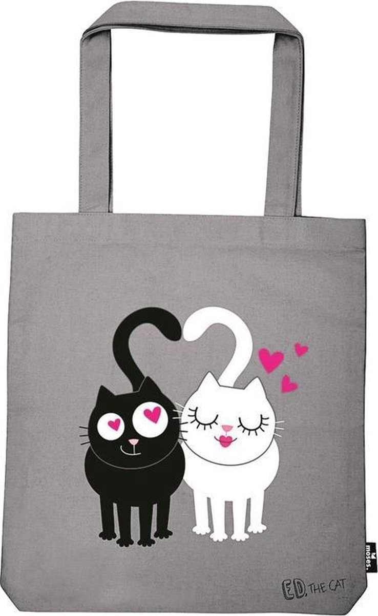 Moses Shopper Ed The Cat 42 Cm Katoen Beige