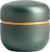 Mini urn aluminium modern groen