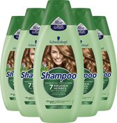 Schwarzkopf 7 Kruiden Shampoo  5x400ml - Voordeelverpakking