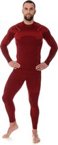 Brubeck Heren Thermokleding Set - met Nilit® Heat - Burgundy - S