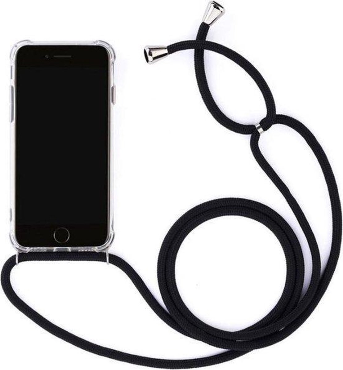 Hoesje Backcover met koord - Geschikt voor Iphone 7/8 Plus / Shockproef