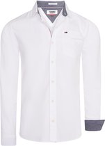 Eerbetoon Op risico klem Tommy Hilfiger - Heren Overhemden Regular Fit Overhemd - Wit - Maat M |  bol.com