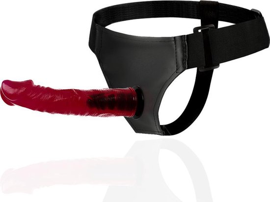 Deseo - Gode ceinture Brent XL Rouge 19cm Ø 4cm | Gode ceinture pour femme  | Sangle... | bol.com