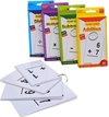 Afbeelding van het spelletje ZaCia Educatief Kaartspel - Leerspel - Leren Rekenen - Educatieve Kaartspellen -Flashkaart - Geheugenkaart - Flitskaart met Ring- 4 Stuks - Optellen - Aftrekken - Delen - Vermenigvuldigen