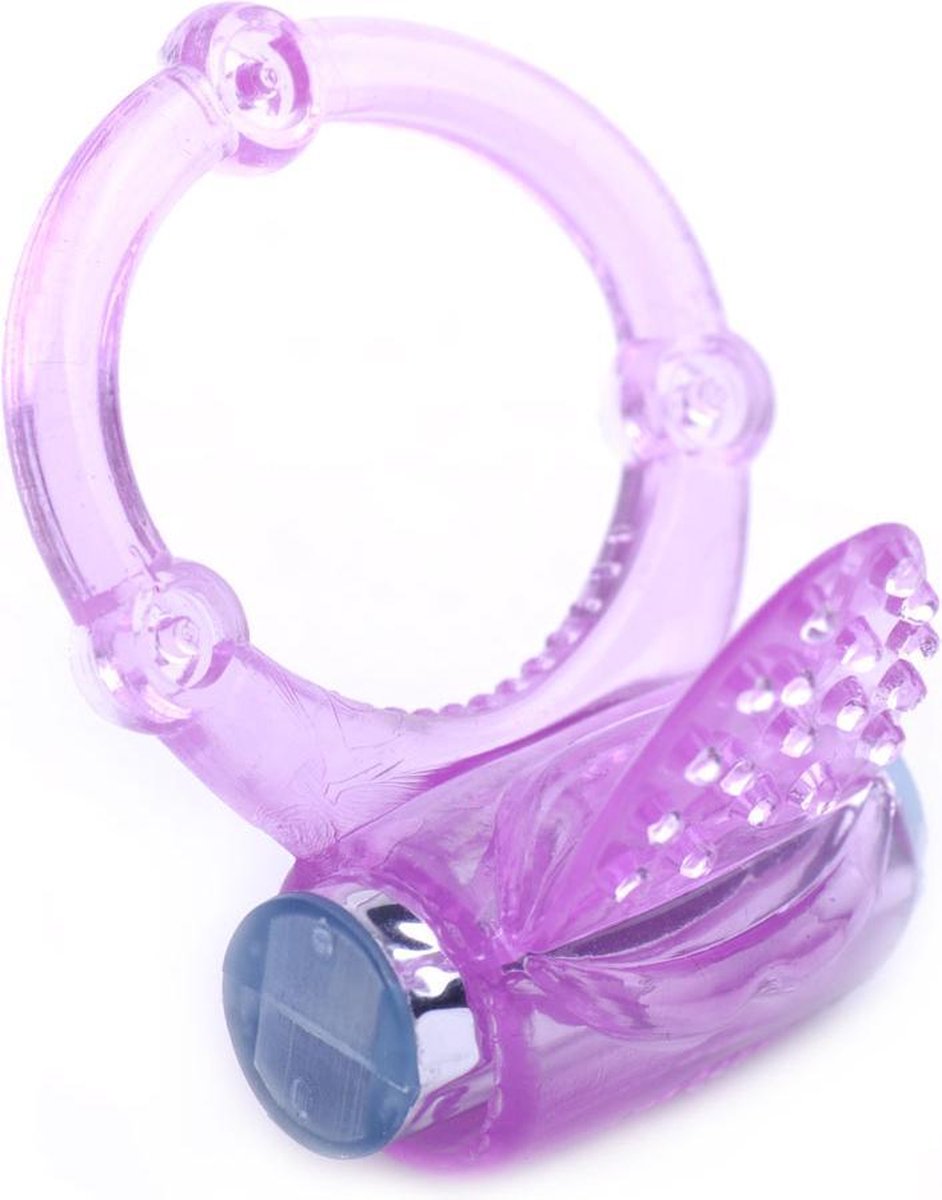 Goedkoopste Vibratie Cock Ring Met Tong - Heerlijk gevoel tijdens penetratie - Stimulerend voor mannen en vrouwen - Spannend voor koppels - Sex speeltjes -Sex toys - Erotiek - Bondage - Sexspelletjes voor mannen – Seksspeeltjes - Cockring vibrerend - Penisring