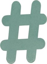 Houten Letter # Groen | 9 cm
