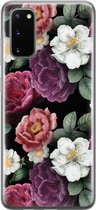 Samsung Galaxy S20 hoesje siliconen - Flowers - Soft Case Telefoonhoesje - Bloemen - Multi