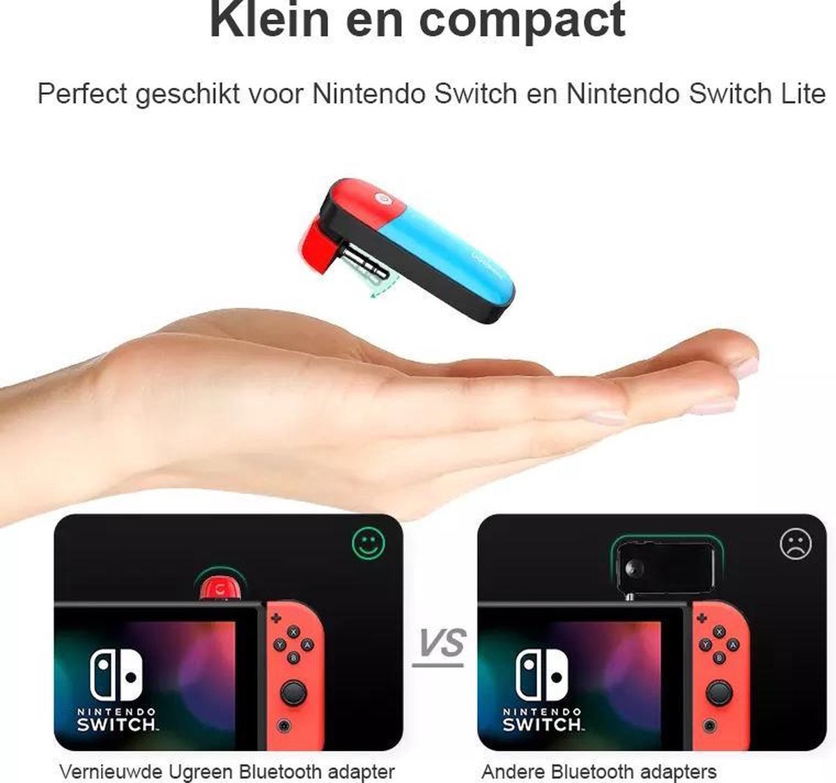 Bluetooth adapter/dongle 5.0 - Nintendo Switch - 2 Screen Protectors |  bol.com