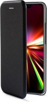 Huawei Mate 20 Lite hoesje zwart - Premium Bookcase Huawei Mate 20 Lite hoesje met ruimte voor pasjes - Zwart - (Let op: Lite variant)