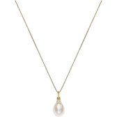 CHRIST Dames-Ketting 333er Geelgoud Zoetwaterparel One Size 87529185