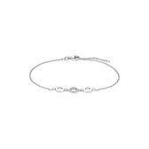 Favs Dames Armband 925 sterling zilver Zilver 12 Zirkonia One Size 87772799