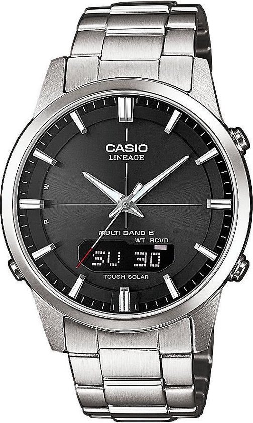 Casio Radio controlled LCW-M170D-1AER Herenhorloge 40 mm - Zilverkleurig