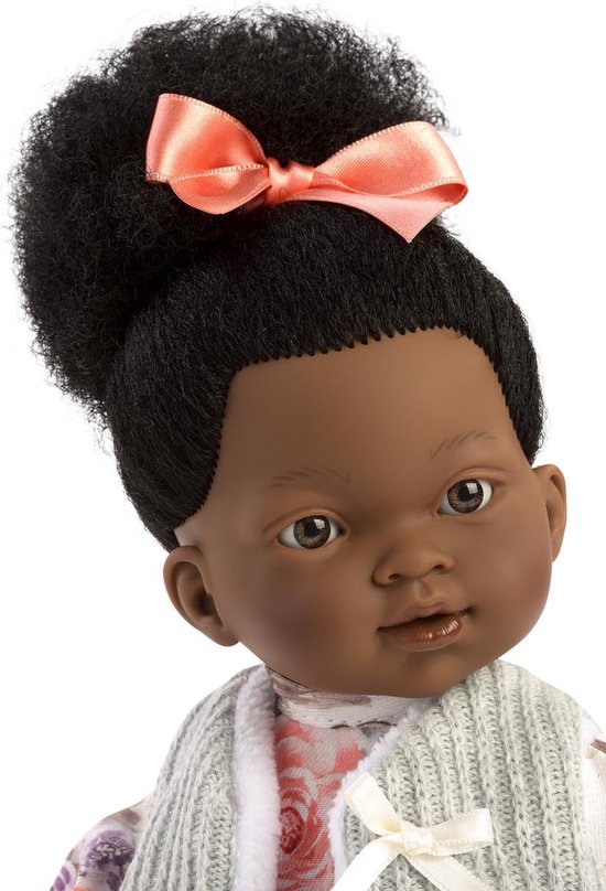 Llorens donker popje Zoe met haar 28 cm — afbeelding 4