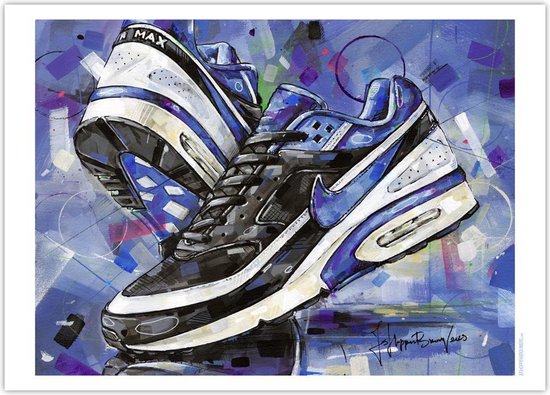 Affiche Nike air max classic BW noir violet persan (70x50cm) | bol.com