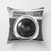 Kussenhoes met Retro fotocamera (500219)