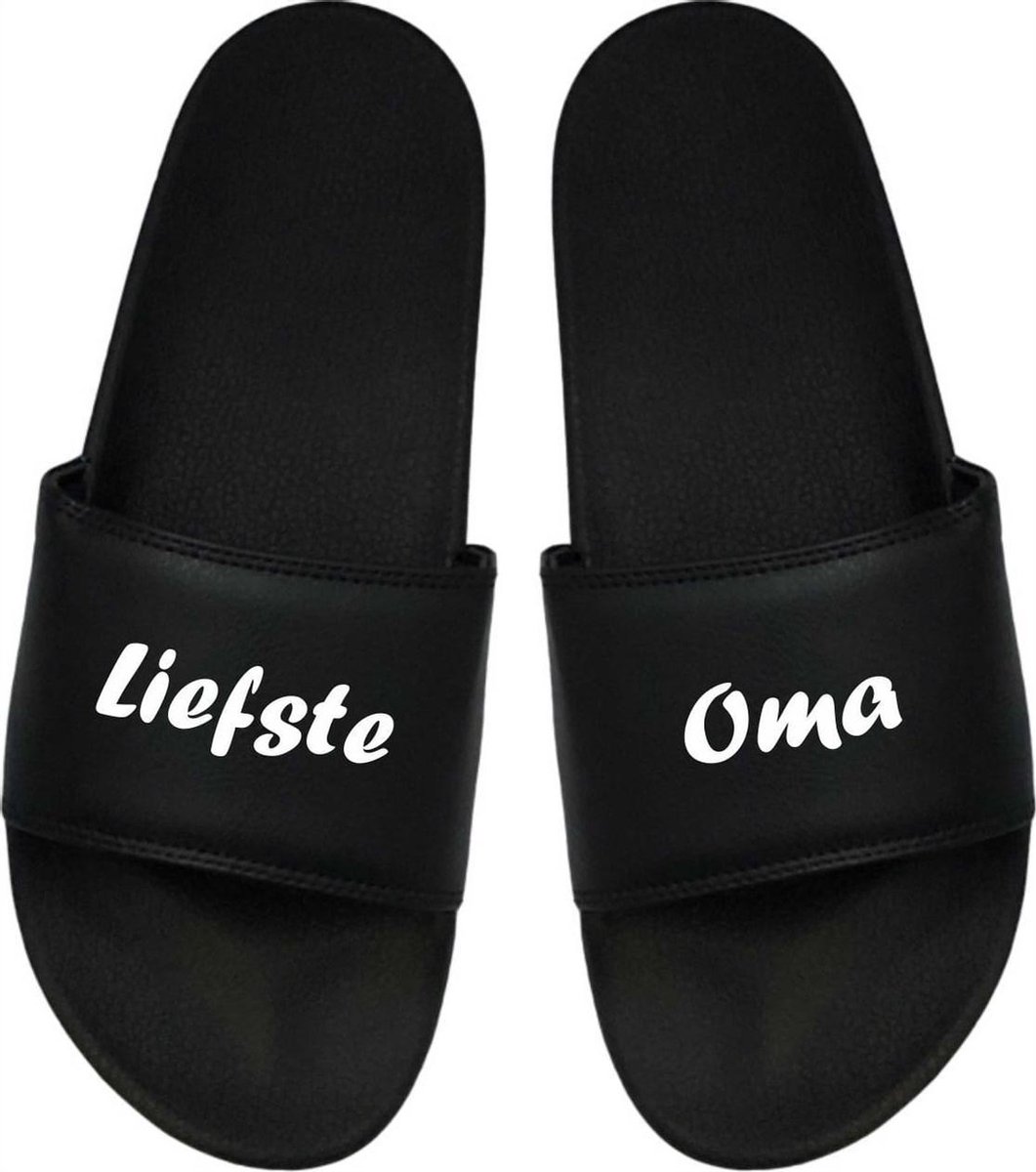 Cadeau Sint - Cadeau Kerst - Cadeau Oma - Cadeau Badslippers - Oma Badslippers - Dames 45