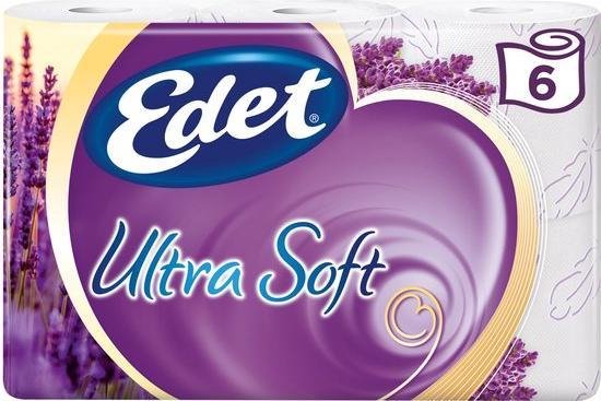 Edet Ultra Soft Moments of Calm - 4-laags toiletpapier - 4 x 6 rollen