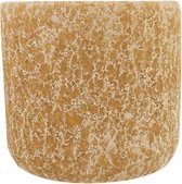 Bloempot aardewerk Sahara Zand 17x17xH16cm