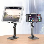 BOTC Telefoonhouder XL - Telefoon & Tablet Houder XL - STABIEL - Zwart