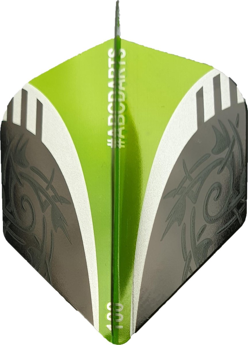 ABC Darts - Dart Flights - Extra Stevig - Tribal Groen - 8 sets (24 stuks)