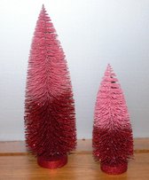 House of seasons PVC Kerstboom set van 2