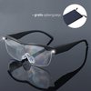 Nieuw vergrootglas bril met LED verlichting - Loepbril - Vergrootbril - Veiligheidsbril op sterkte +2.50 - 170%