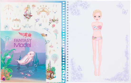 Top Model - Fantasy Model - Dress Me Up Stickerbook (0411414) - Top Model