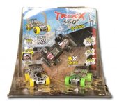 Trixx 360 3 Stuntcars (wit/groen/zwart) incl. extra grote Stuntramp