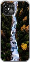 iPhone 12 Pro Max Hoesje Transparant TPU Case - Forest River #ffffff