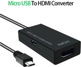 DrPhone MMH1 - MHL2.0 Micro USB naar HDMI Adapter Converter Kabel -HDTV 1080P Video - Ondersteund ENKEL MHL 2.0