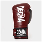 Decha Pro Performance - Leren (kick)bokshandschoen - Bordeaux/Zwart - 12 oz