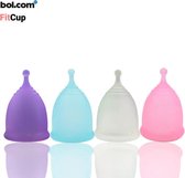 FitCup Duurzame Menstruatiecup - Herbruikbaar - Maat S/L - Hoge kwaliteit Menstruatie Cup