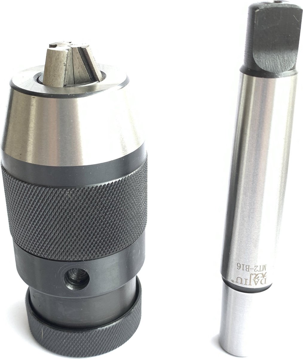 Snelspanboorhouder B16 1-16 mm MK1 - MK5 kegeldoorn met spansleutel MK1