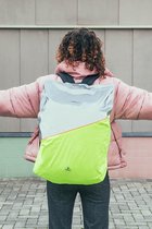 gofluo. Charlie Rugzakhoes - Reflecterend - Waterafstotend - Fluo - Backpack cover - Fluorescerende hoes - Hoes voor 24L Rugzak - Zichtbaarheid in het donker - Veilig de weg op - G