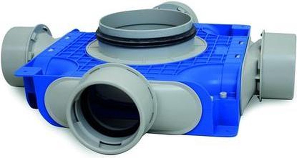Vent-Axia Uniflexplus+ VTVGS 90 160 Instortverdeler 4xO90 zijaansl. O160