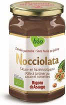 Nocciolata Cacao- en hazelnootpasta Riogoni di Asiago - Pot 270 gram - Biologisch