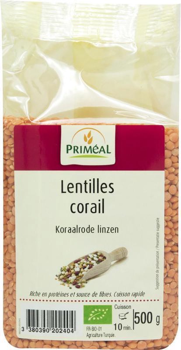 Primeal Linzen rood 500 gram